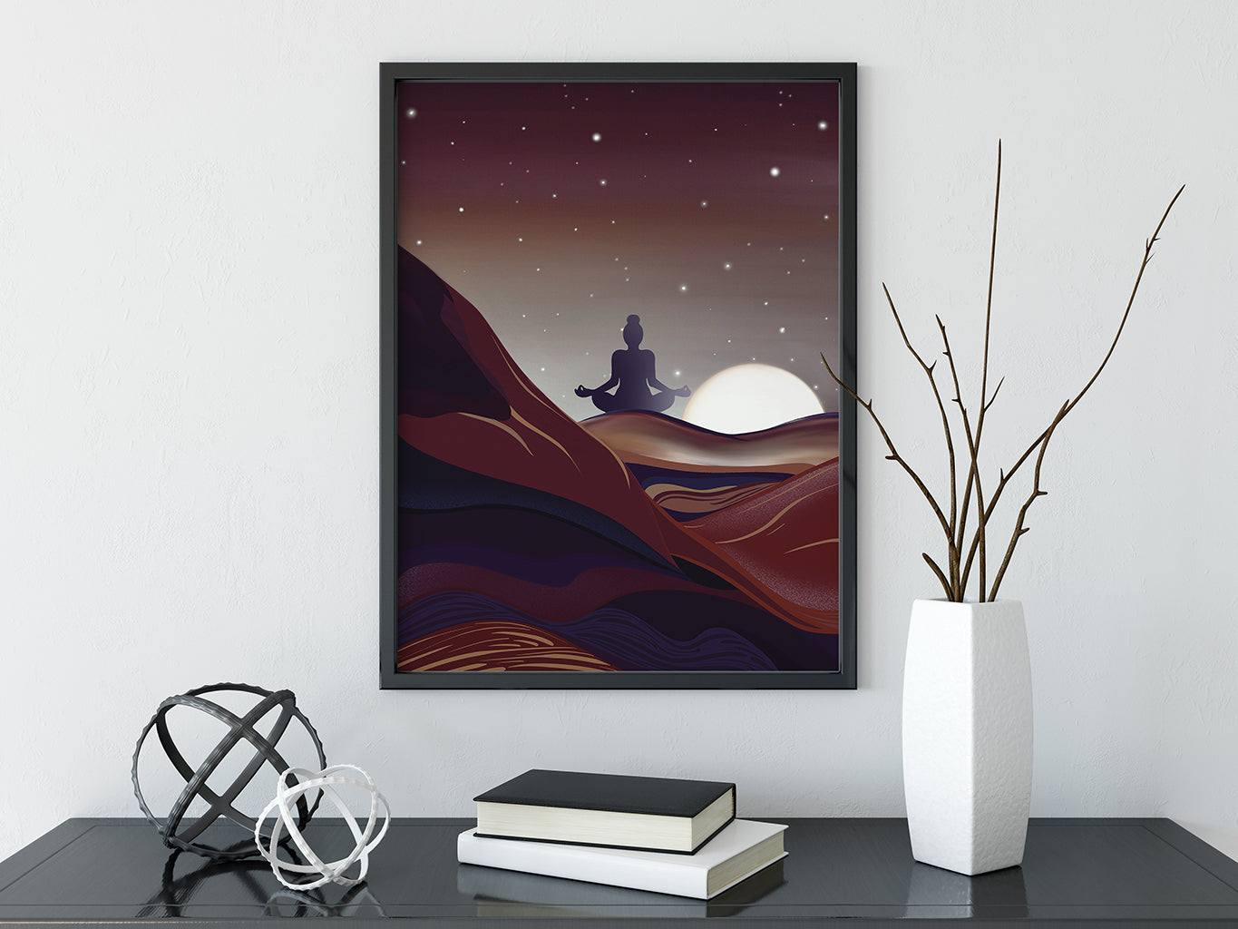 Meditation Wall Art - Desert Meditation