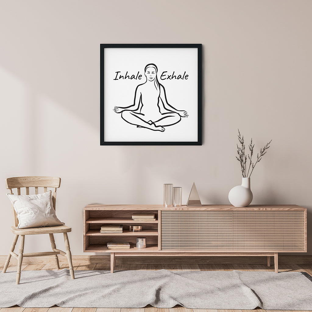 Meditation Wall Art - Inhale Exhale