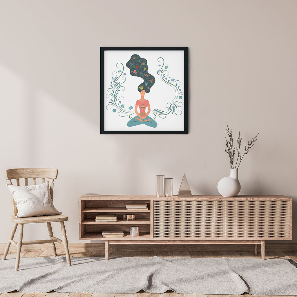 The Paycheck From Meditating - Meditation Wall Art