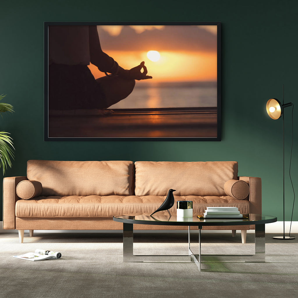 Meditation Wall Art - Sunset Meditation