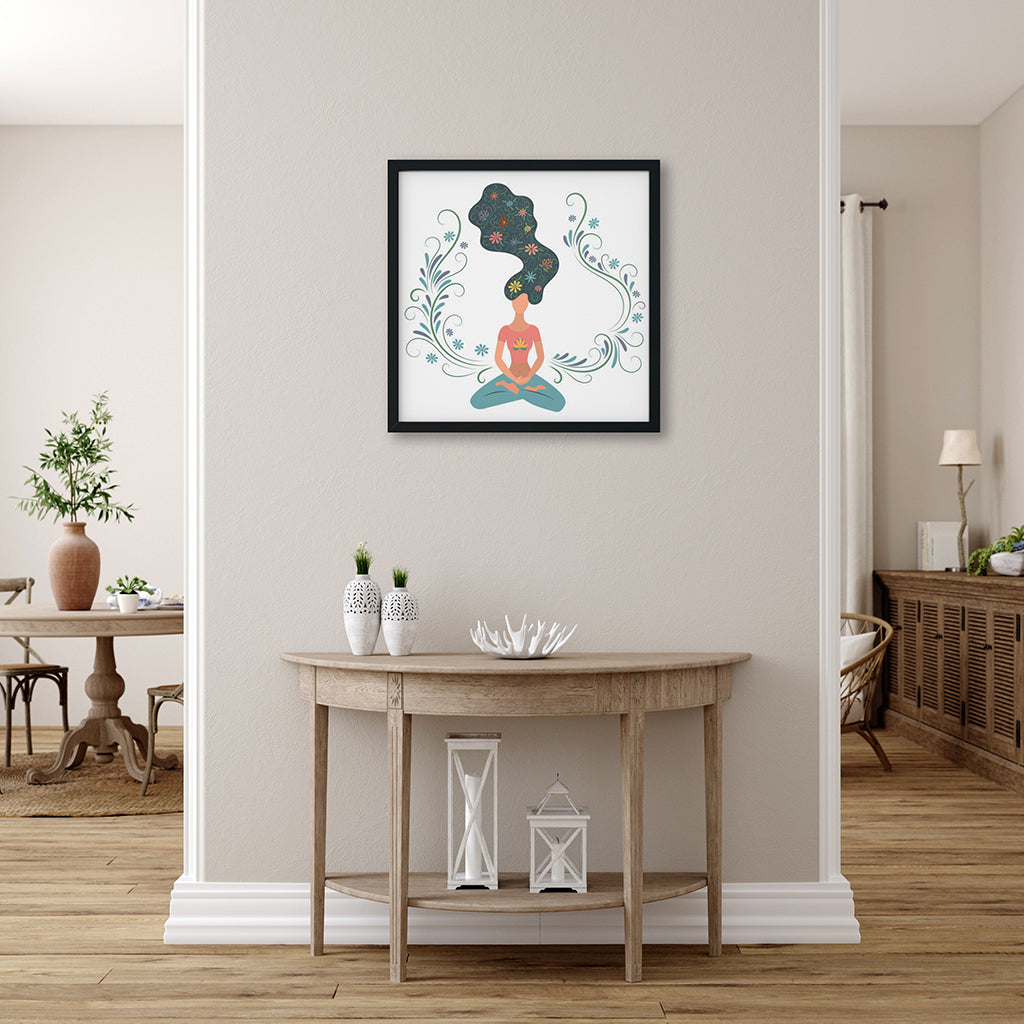 The Paycheck From Meditating - Meditation Wall Art