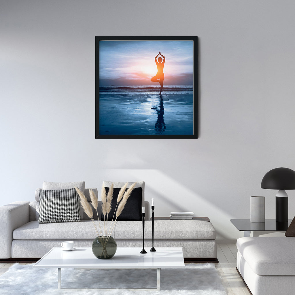 Sunrise Yoga - Meditation Wall Art