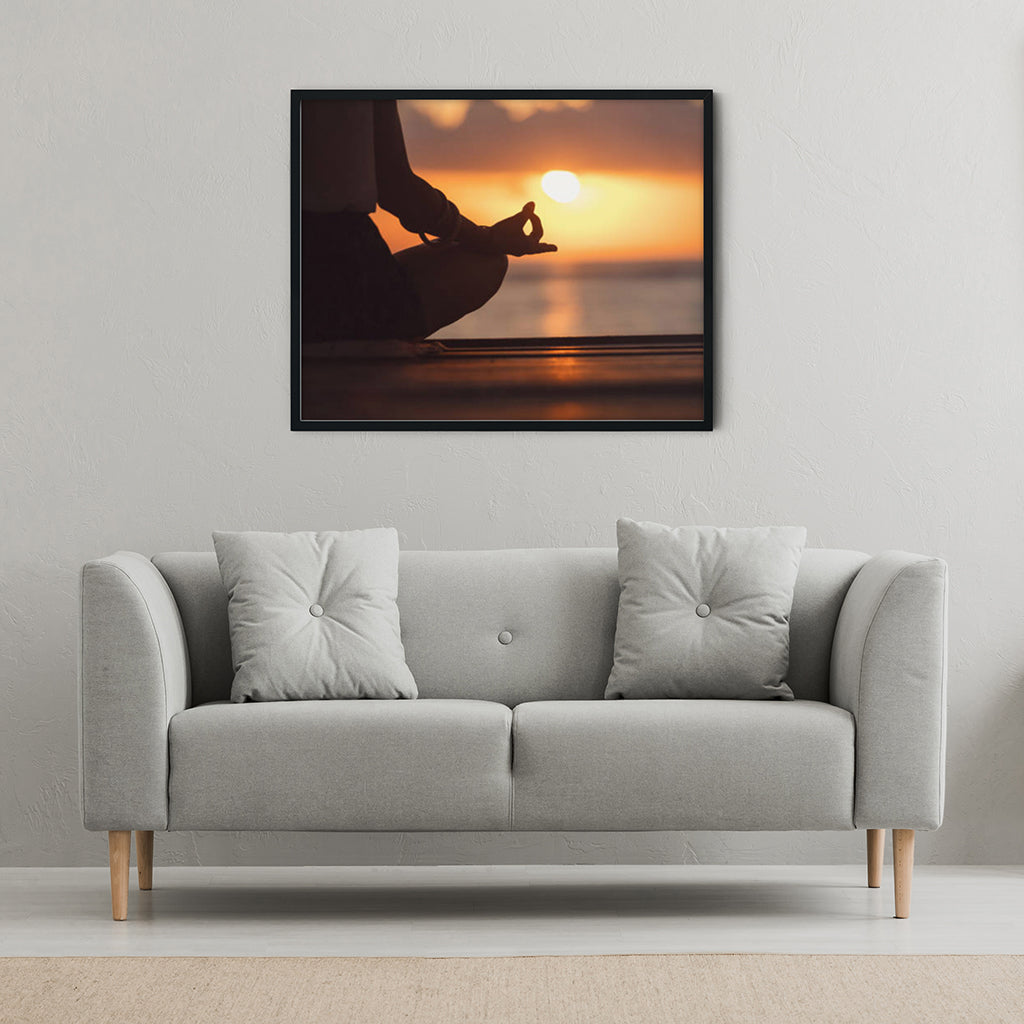 Meditation Wall Art - Sunset Meditation