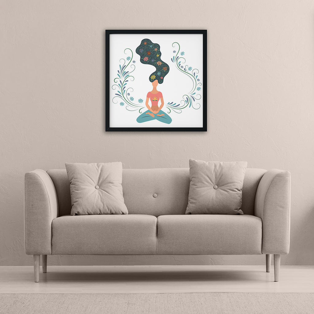 The Paycheck From Meditating - Meditation Wall Art