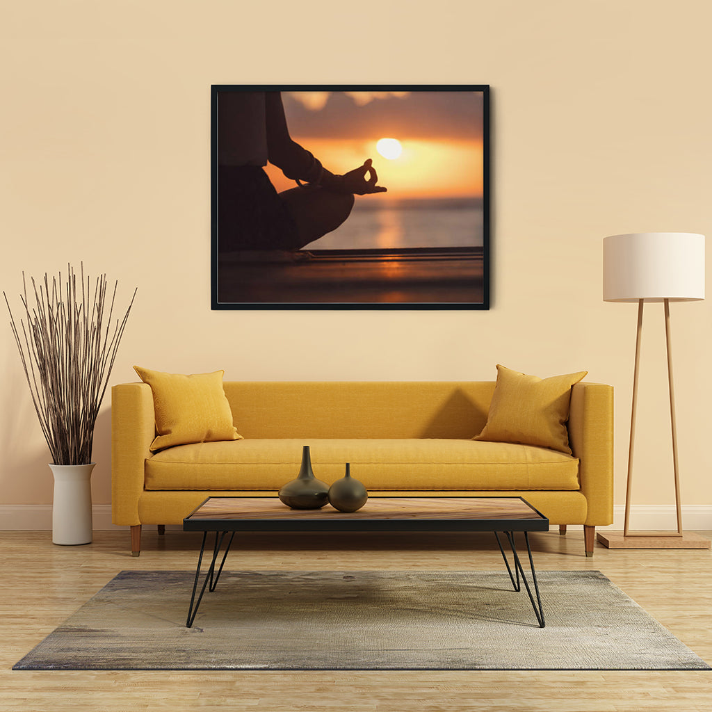 Meditation Wall Art - Sunset Meditation