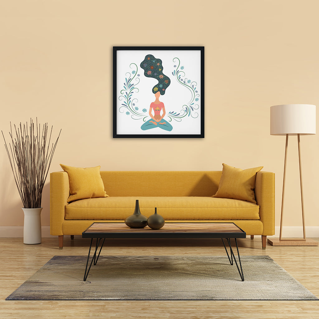 The Paycheck From Meditating - Meditation Wall Art