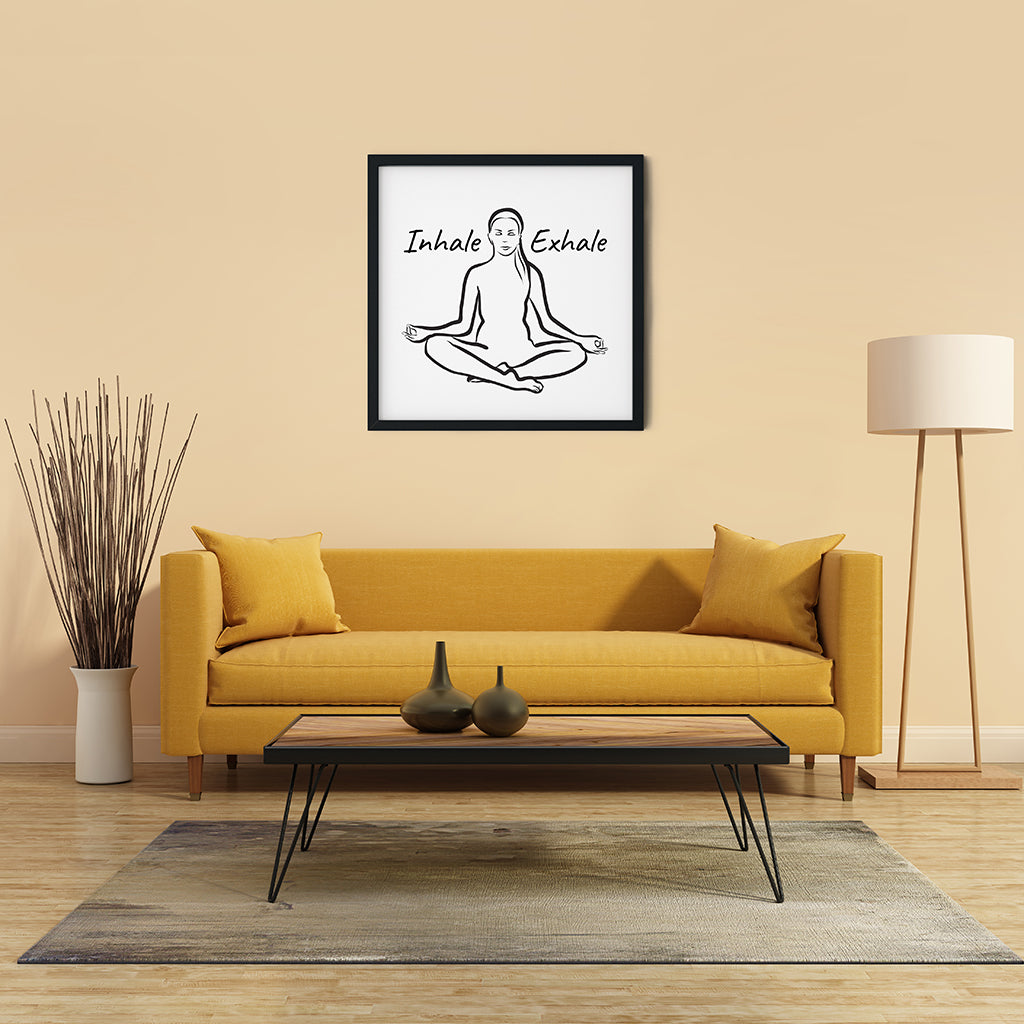 Meditation Wall Art - Inhale Exhale