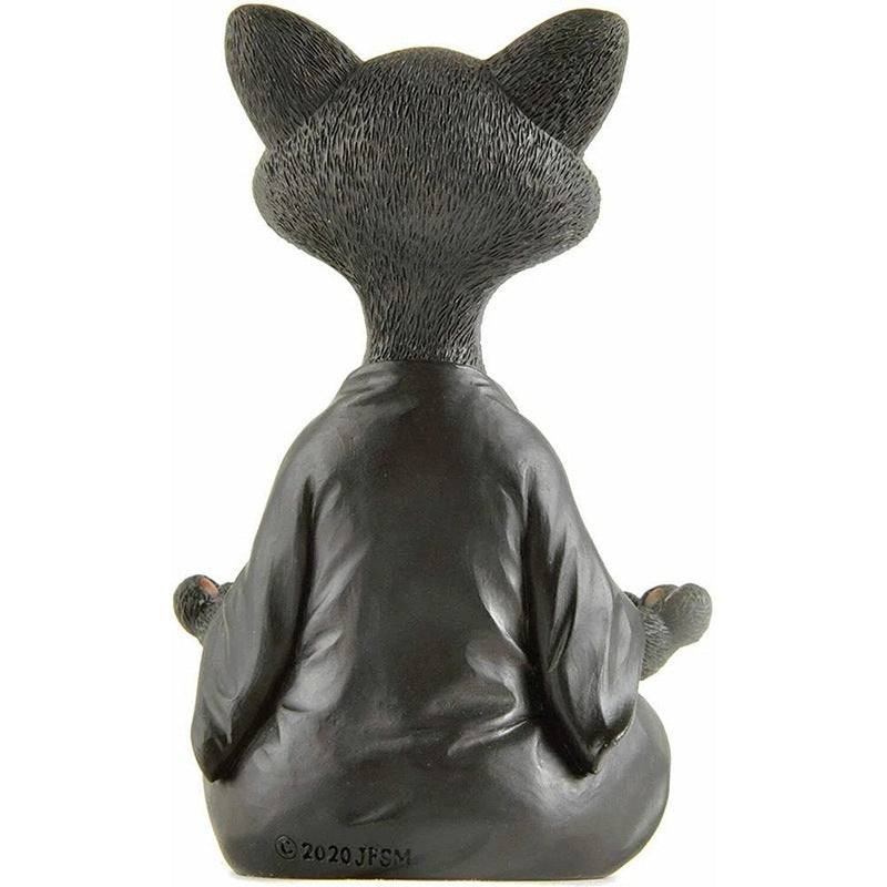 Zen Kitty Serene Statue