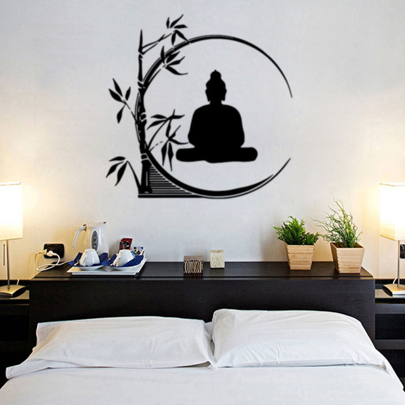 Bamboo Buddha Wall Sticker