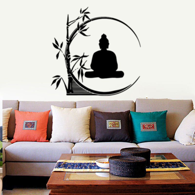 Bamboo Buddha Wall Sticker