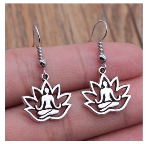 Lotus Buddha Earrings