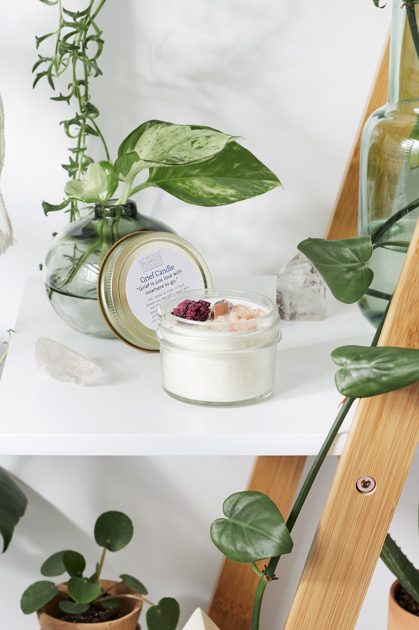 Healing Light: Grief Soy Candle