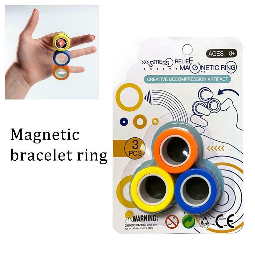 Fidget Harmony: Magnetic Rings