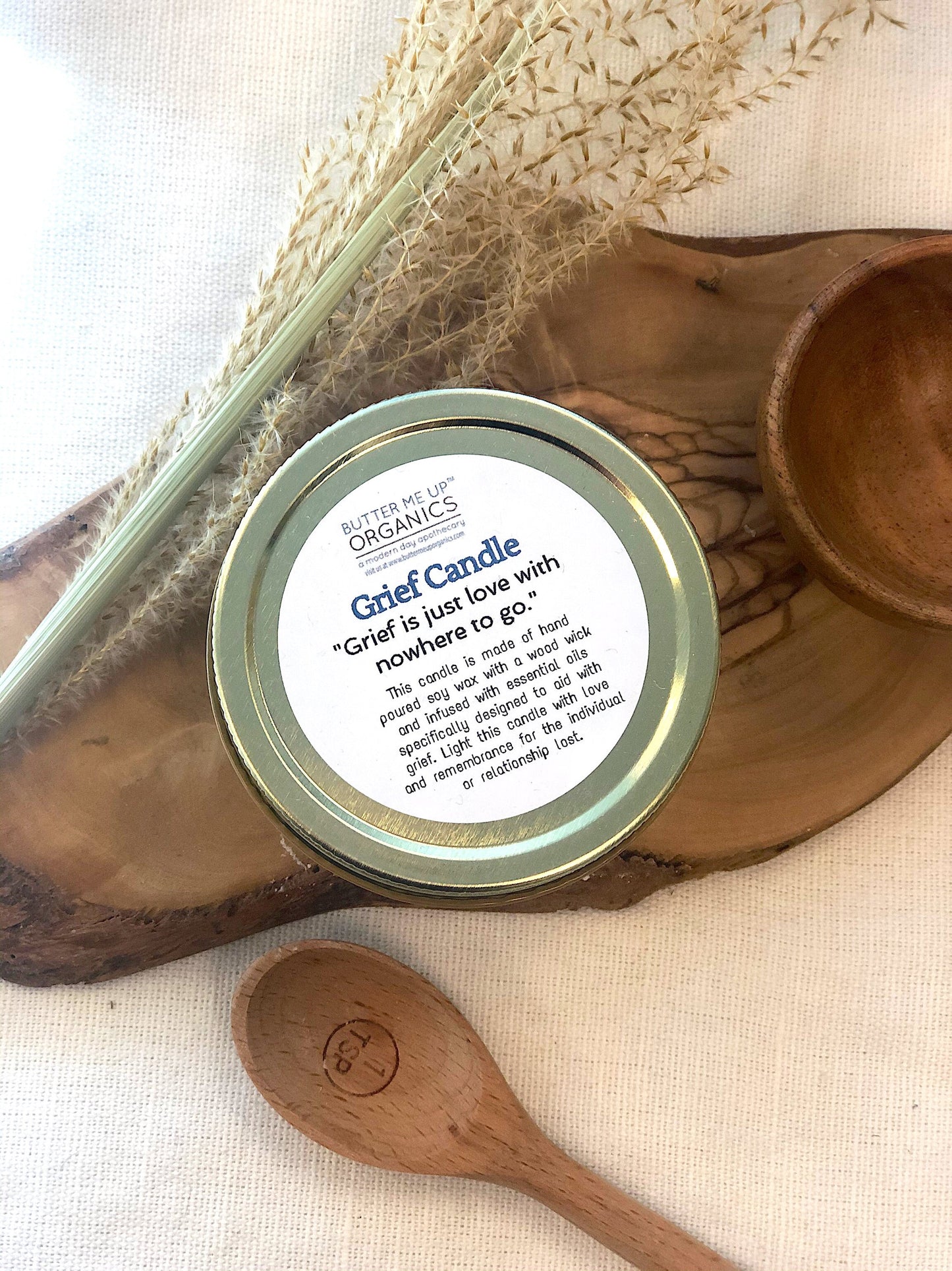 Healing Light: Grief Soy Candle