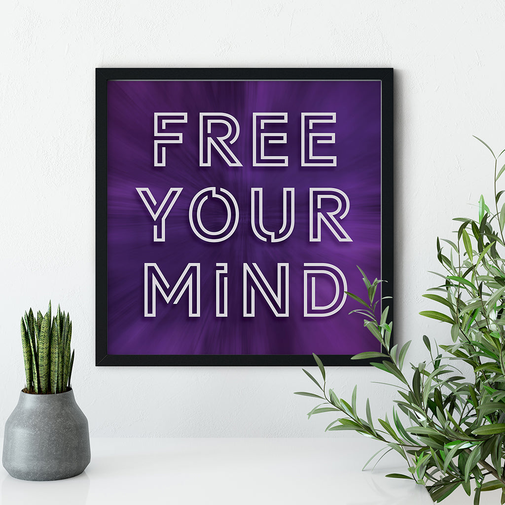Meditation Wall Art - Free Your Mind