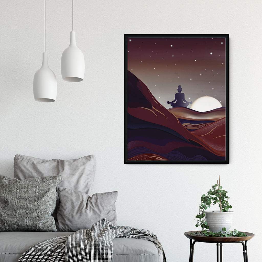 Meditation Wall Art - Desert Meditation