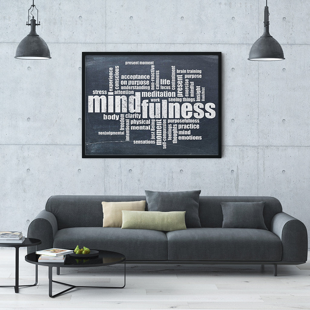 Mindfulness Moment - Meditation Wall Art