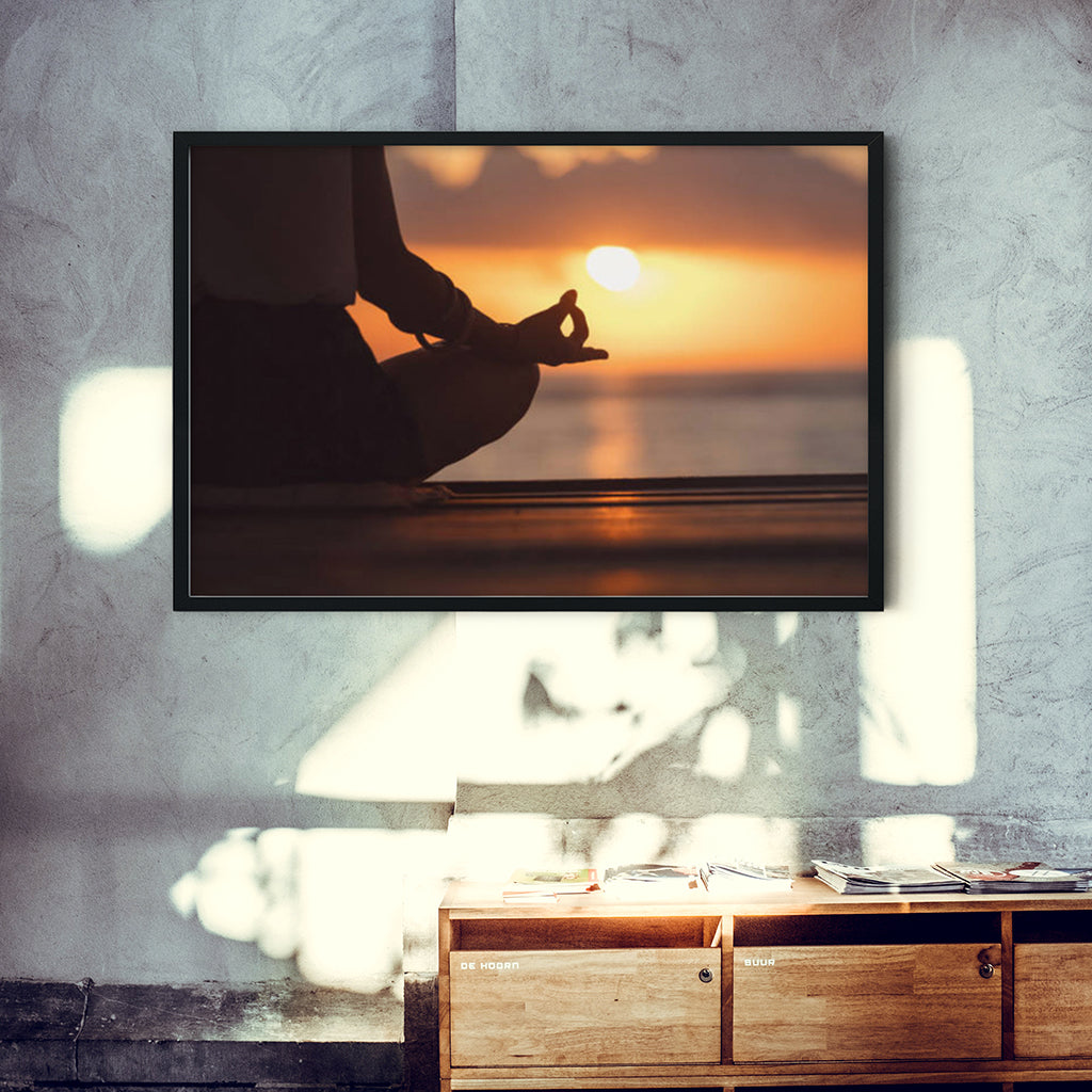 Meditation Wall Art - Sunset Meditation