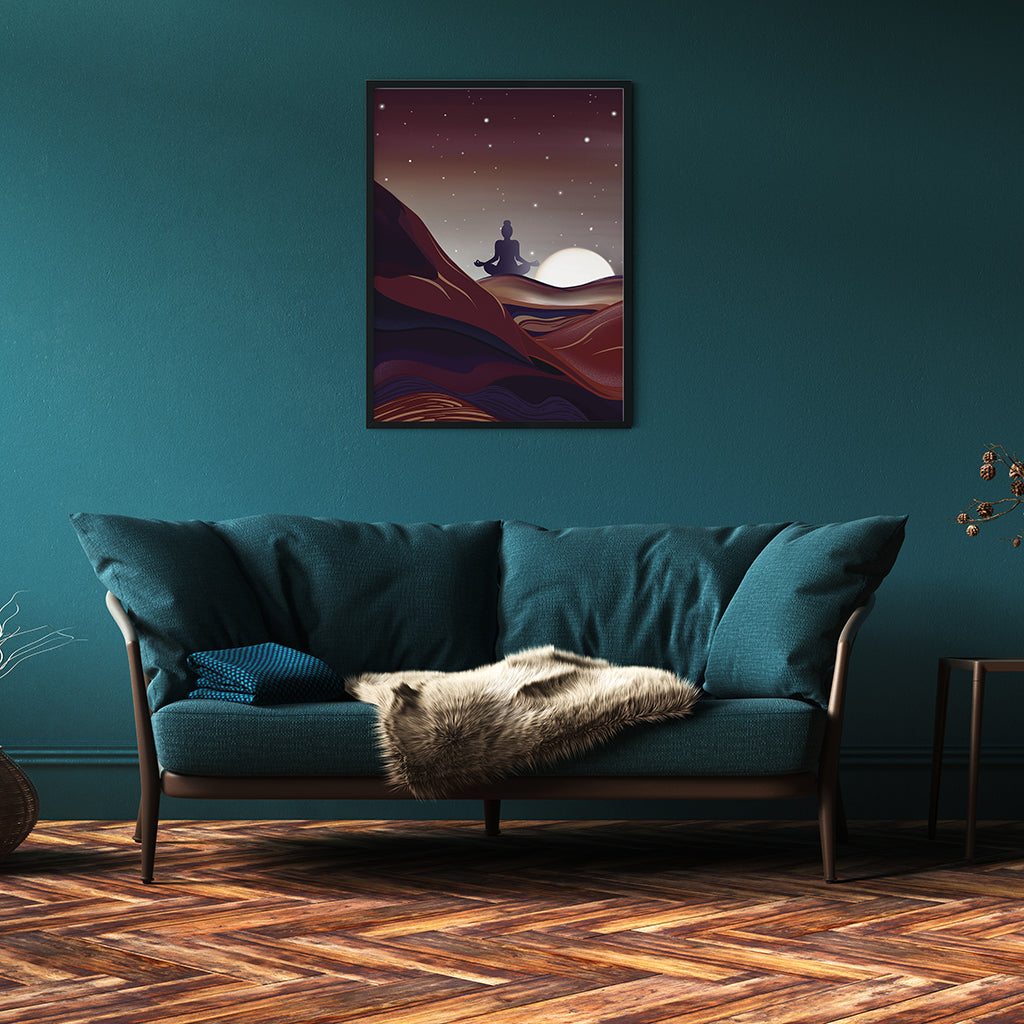 Meditation Wall Art - Desert Meditation