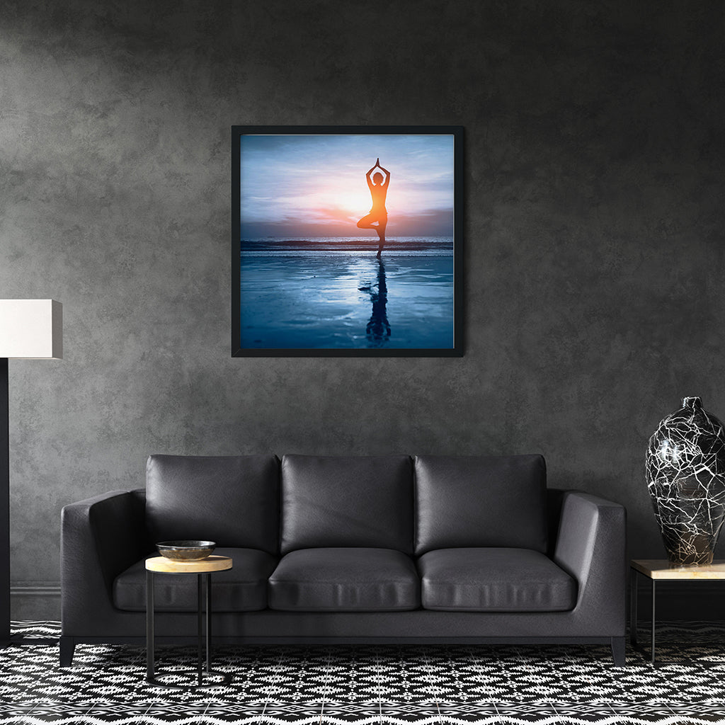 Sunrise Yoga - Meditation Wall Art