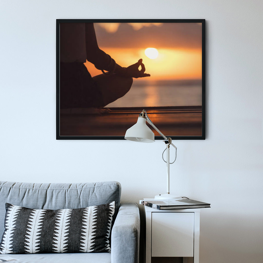 Meditation Wall Art - Sunset Meditation