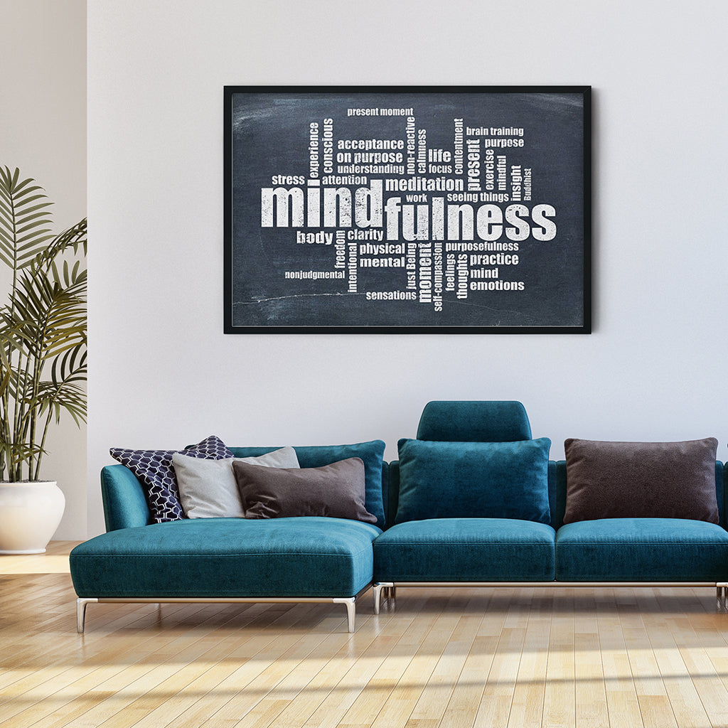 Mindfulness Moment - Meditation Wall Art