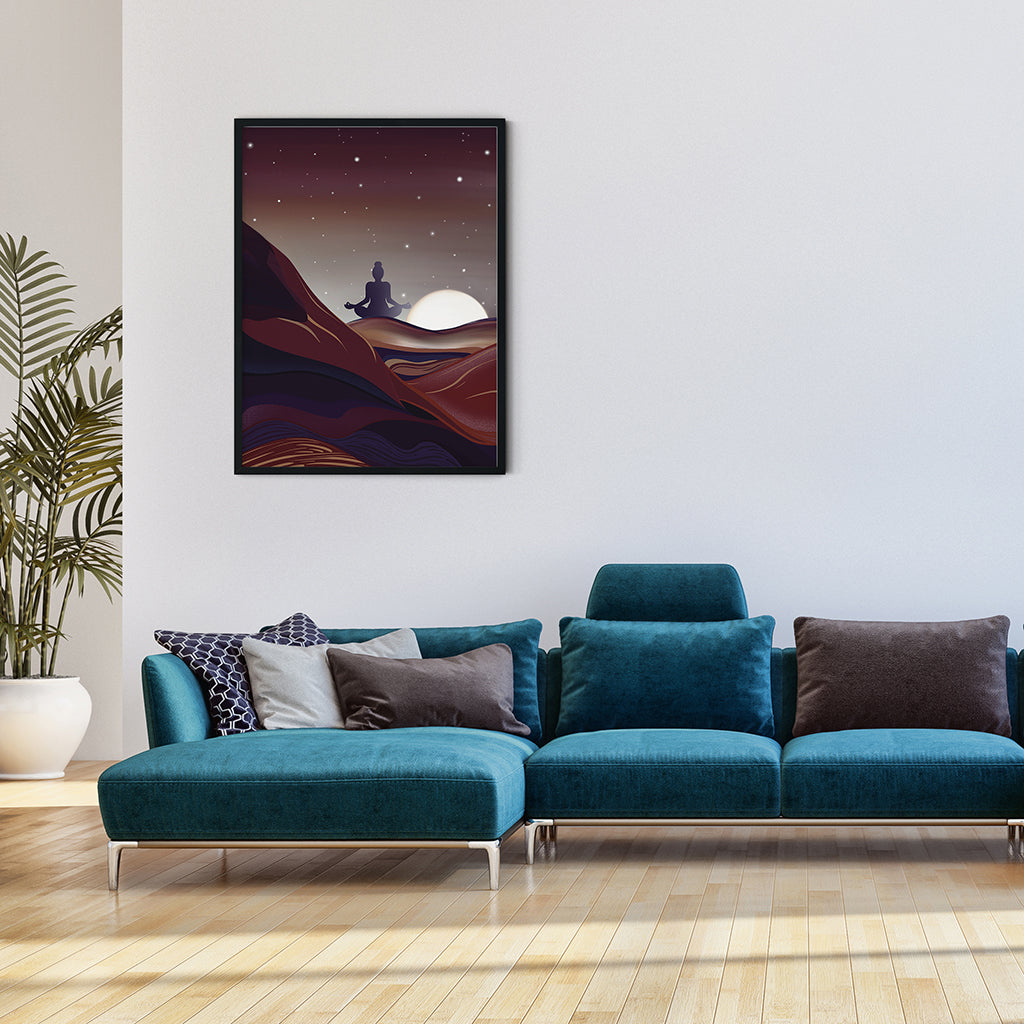 Meditation Wall Art - Desert Meditation