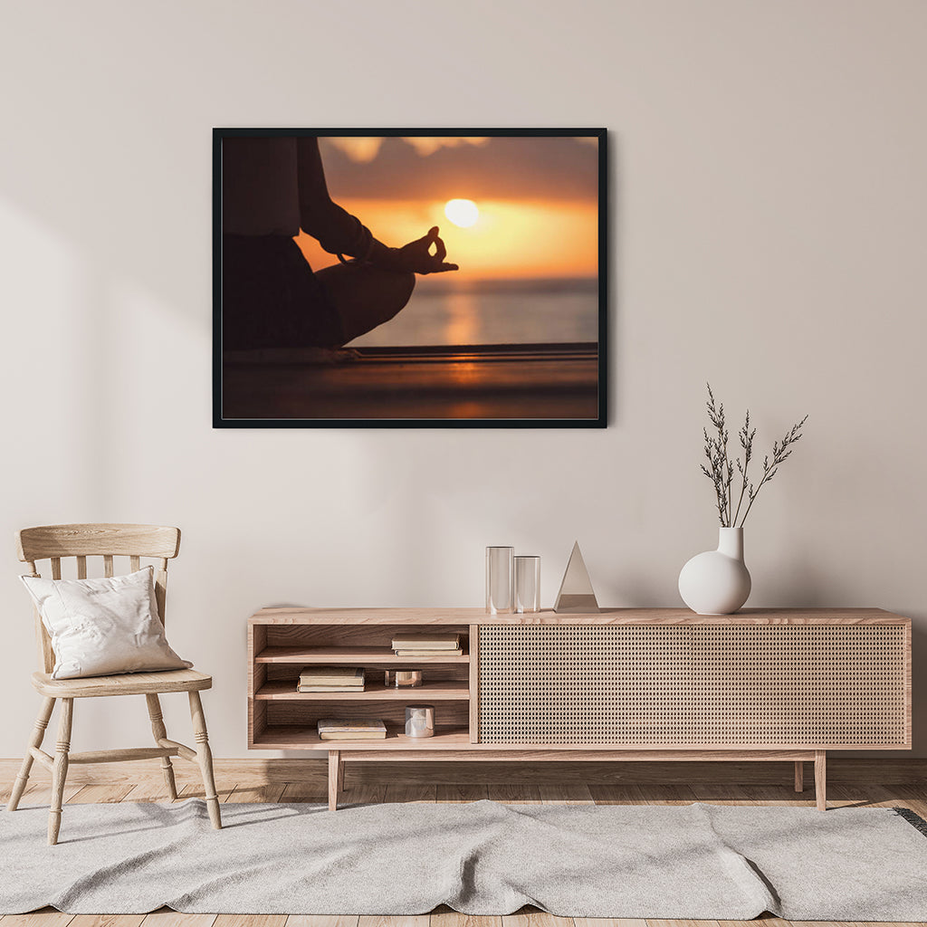 Meditation Wall Art - Sunset Meditation