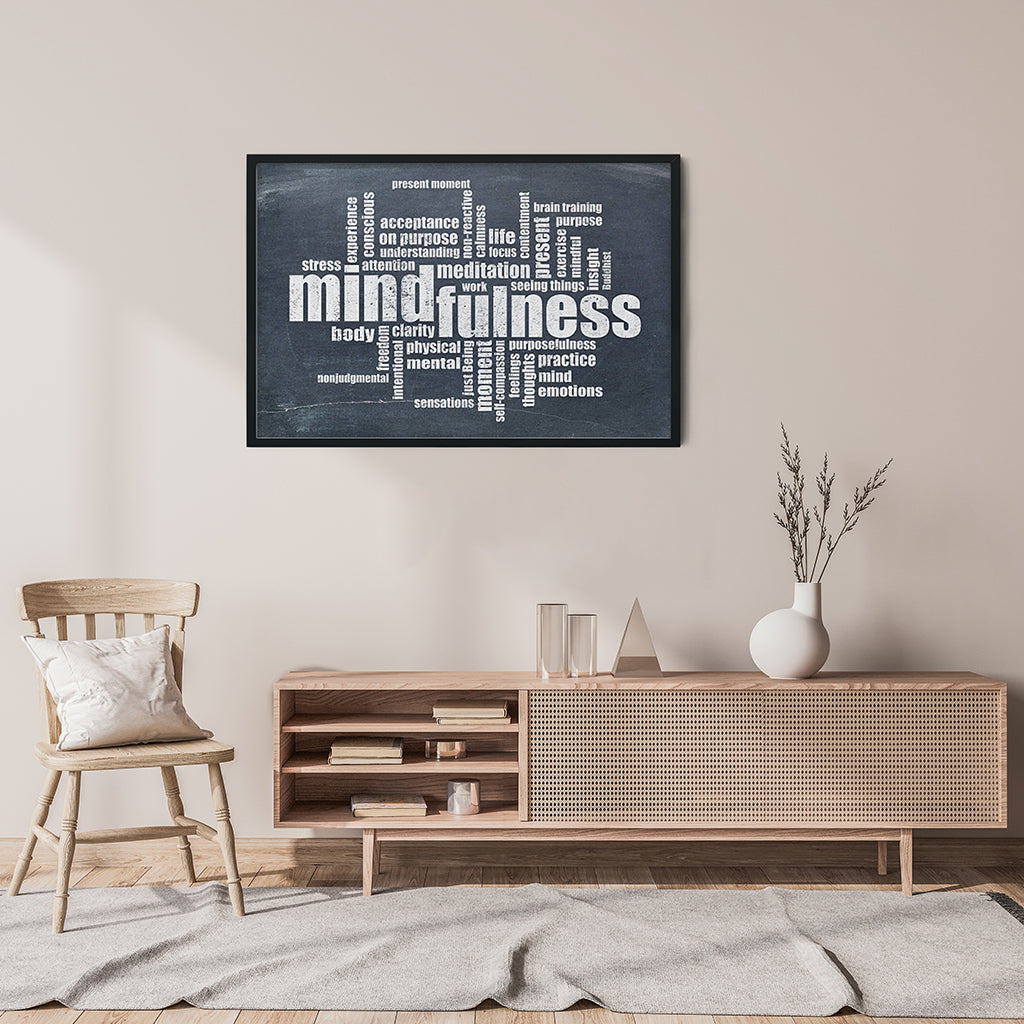 Mindfulness Moment - Meditation Wall Art