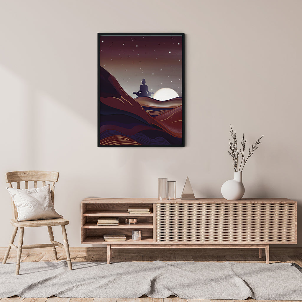 Meditation Wall Art - Desert Meditation