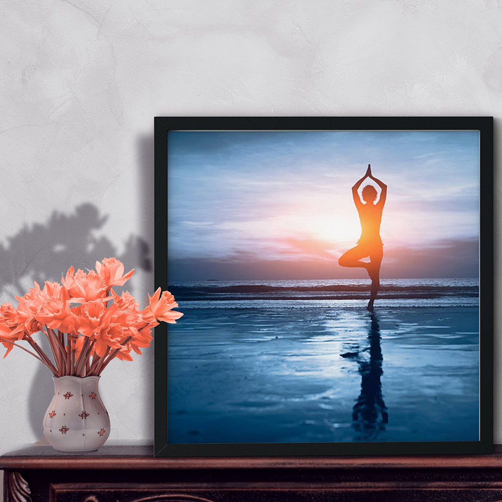 Sunrise Yoga - Meditation Wall Art