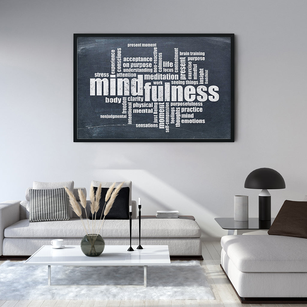 Mindfulness Moment - Meditation Wall Art