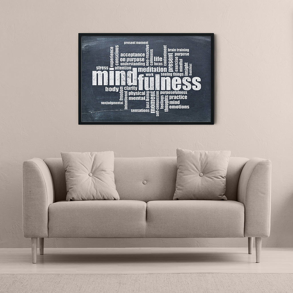 Mindfulness Moment - Meditation Wall Art