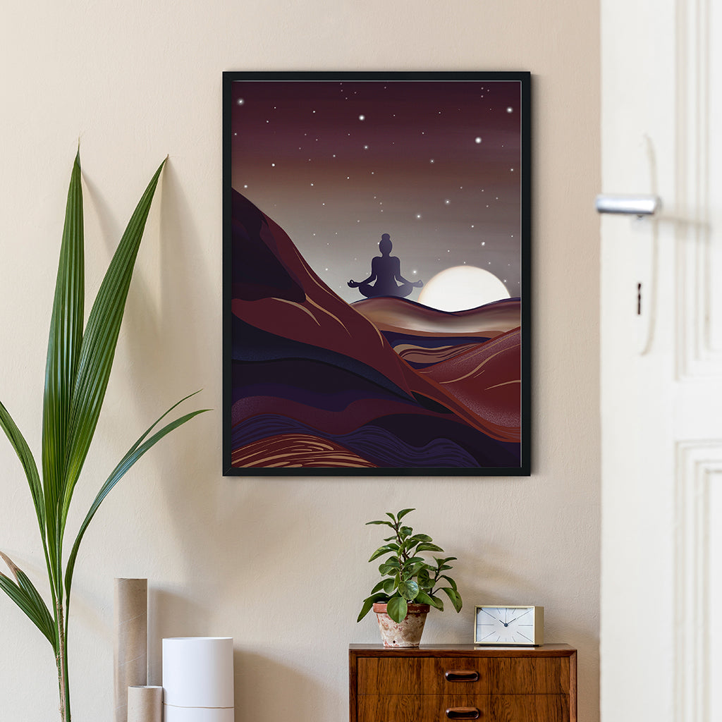 Meditation Wall Art - Desert Meditation