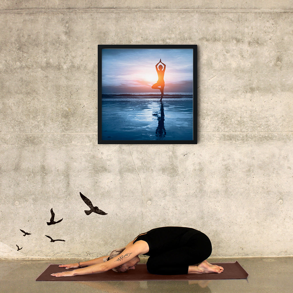 Sunrise Yoga - Meditation Wall Art