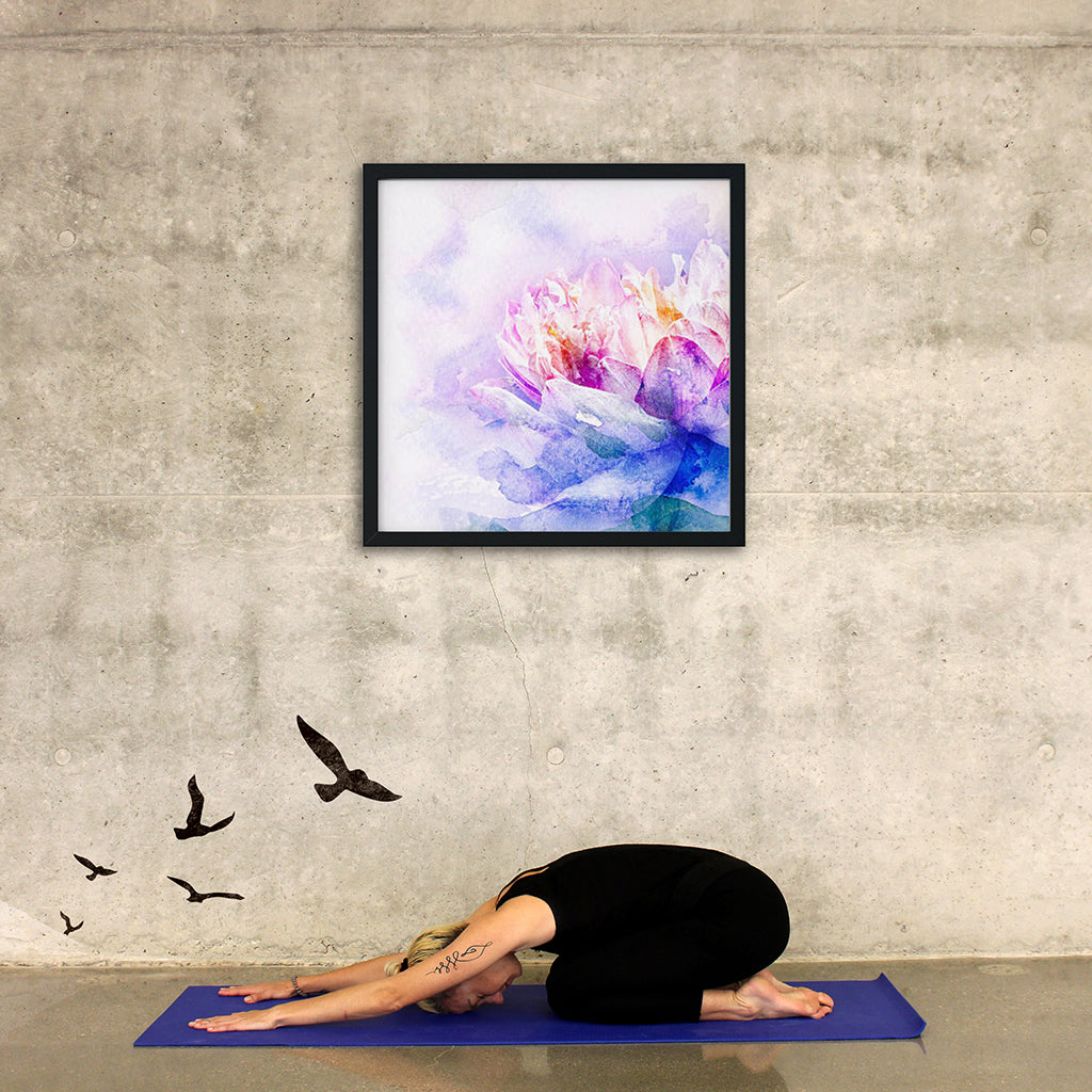To Blossom Like Lotus - Meditation Wall Art
